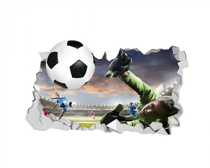 Sticker decorativ cu Fotbal, 85 cm, 1126STK