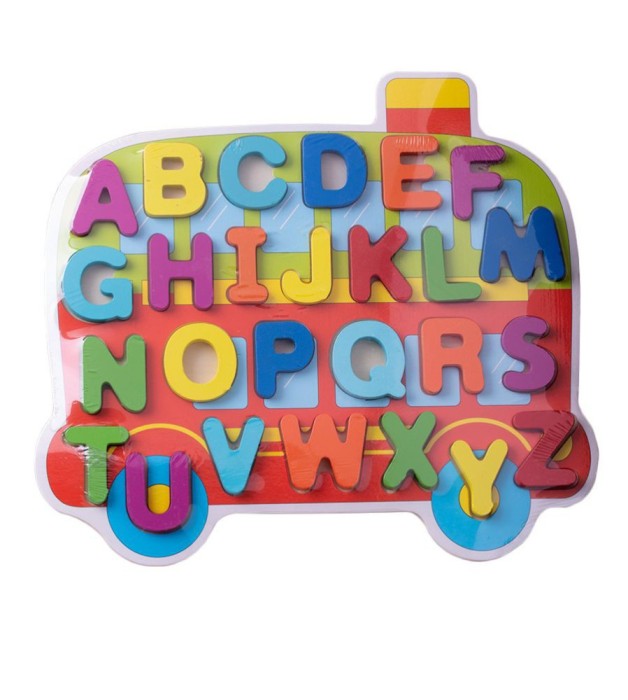 Puzzle din lemn cu 26 litere