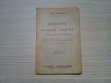 ELEMENTE DE FILOSOFIE CRESTINA clasa VIII - Irineu Mihalcescu - 1942, 111 p., Alta editura, Clasa 8, Religie