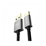 Cablu Type-C Mcdodo Fast Grey (1m, 2.4A max, USB 3.0, golden plated)