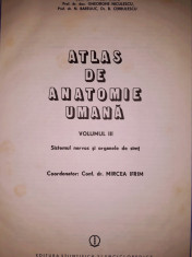 Atlas De Anatomie Umana vol 1 si 2 - Conf. Dr. Mircea Ifrim foto