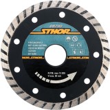 Sthor 08790 - Disc diamantat de taiere continuu 115x22.2x2 mm taiere umeda si uscata