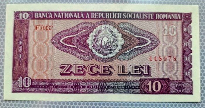 10 LEI 1966 UNC