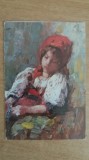QW28 - Tematica arta - tablou pictor roman - Nicolae Grigorescu