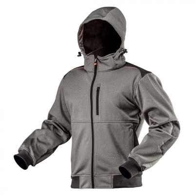 Geaca de lucru softshell cu gluga detasabila, model Outdoor, marimea XXL/58, NEO foto