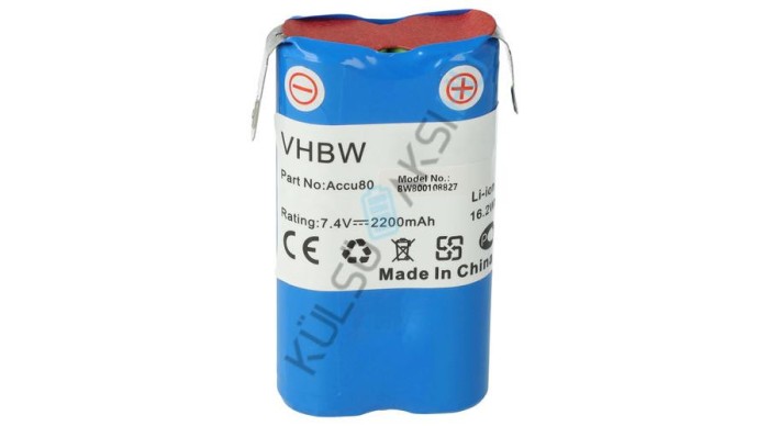 Baterie de &icirc;nlocuire pentru mașina de tuns iarba VHBW pentru 8802-00.640.00, Accu80 - 2200 mAh 7,2 V Li-Ion