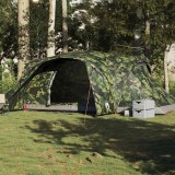 VidaXL Cort de familie cupolă pentru 6 persoane, camuflaj, impermeabil