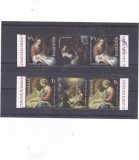 CRACIUN ROMANIA - VATICAN,2010,TRIPTIC CU VINIETA,MNH ** ROMANIA.
