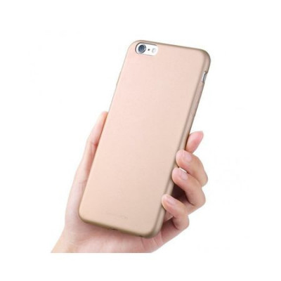 Husa de protectie silicon pentru Iphone 6 Gold foto