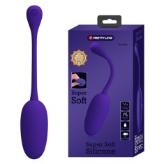 Ou Vibrator Knucker, 12 Moduri Vibratii, Silicon, USB, Violet