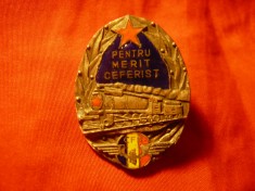 Pentru Merit Ceferist - Insigna comem. -20 Ani de la lupta Ceferistilor foto