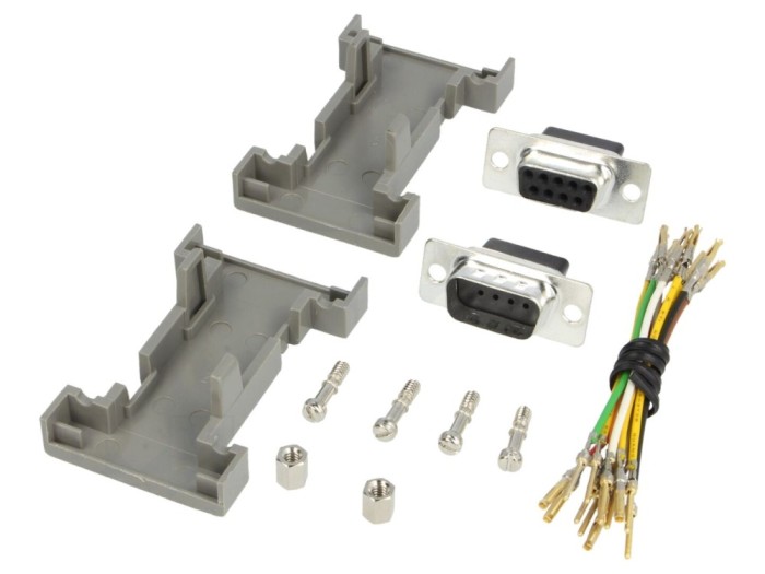 Conector D-Sub 9pin tată-mamă