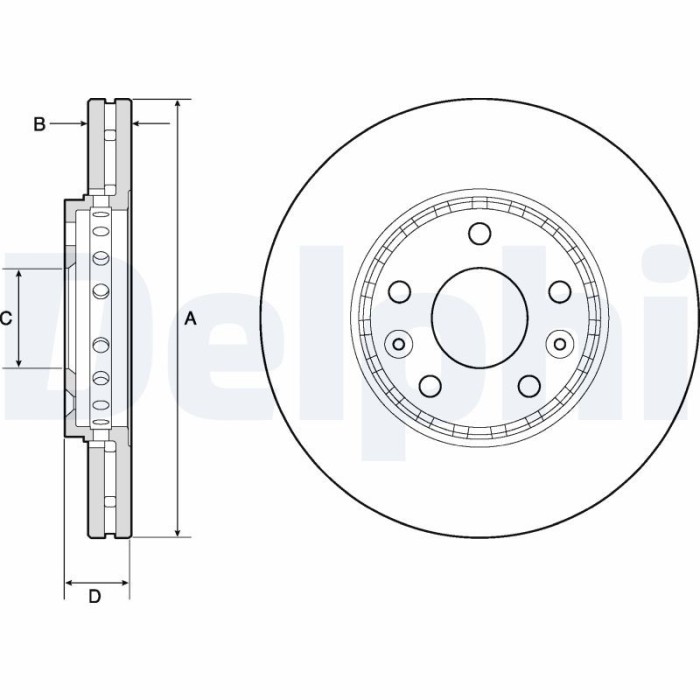 DELPHI BG4815C Disc frana