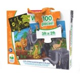 Cumpara ieftin Puzzle Straluceste in intuneric - Animale salbatice, 100 piese