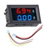 Voltmetru si Ampermetru 0-50A rosu DC 4-30V VOLT/AMP 50A, Oem