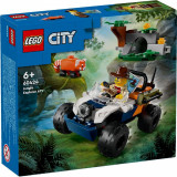 LEGO CITY EXPLORATOR AL JUNGLEI PE ATV PE URMELE UNUI PANDA ROSU 60424 SuperHeroes ToysZone