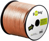 Cablu boxe 2x1.5mm transparent CCA Goobay 15019