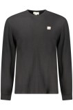 Calvin Klein Jeans, Bluza barbati simpla cu logo , regular fit, negru, S