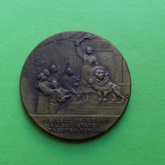 Medalie Societatea Tinerimea Romana Jubileul de 60 ani 1878 1938