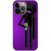 Husa compatibila cu Apple iPhone 14 model Enderman, Silicon, TPU, Viceversa, Transparent, Carcasa