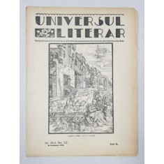 REVISTA &#039;UNIVERSUL LITERAR&#039;, ANUL XLII, NR. 52, 26 DECEMBRIE 1926