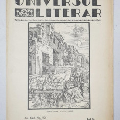 REVISTA 'UNIVERSUL LITERAR', ANUL XLII, NR. 52, 26 DECEMBRIE 1926