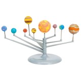 Cumpara ieftin Set creativ Sistemul Solar 3D, Dodaco, cu acuarele, pensula, 19 cm, activitate interactiva pentru copii