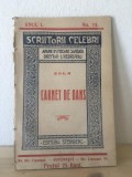 Scriitori Celebri Anul 1 No. 14. - Zola - Carnet de Dans