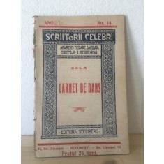 Scriitori Celebri Anul 1 No. 14. - Zola - Carnet de Dans