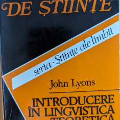 Introducere In Lingvistica Teoretica - John Lyons ,559227