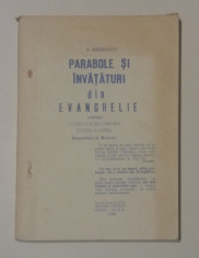 S. Mehedinti - Parabole si Invataturi din Evanghelie 1929. Reeditare 1992 foto