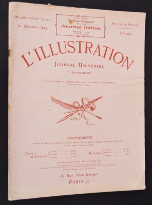 Revista L&amp;#039;Illustration NR. 4268 Franta 1924 / 20 decembrie foto