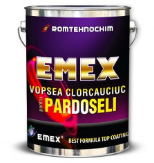 Vopsea Clorcauciuc pentru Pardoseli si Trafic &amp;quot;EMEX&amp;quot;, Galben, Bidon 5 Kg foto