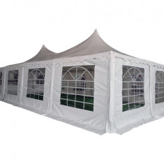 Pagoda 5x10m 500 G/m² Pvc, Alb - Corturi24