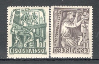 Cehoslovacia.1949 Congresul sindicatelor XC.197 foto