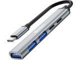 Hub USB-C - 2x USB-C PD, 2x USB 2.0, 1x USB-A 3.0 Sandberg 336-50 SAVER, aluminiu
