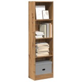 vidaXL Bibliotecă, stejar artizanal, 40x24x143 cm, lemn prelucrat 857791