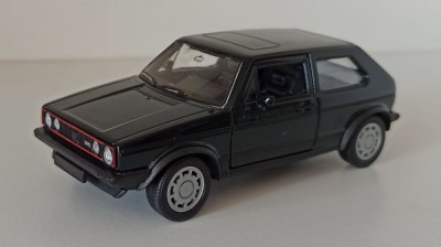 Macheta VW Golf 1 GTI 1975 verde inchis - Welly 1/36 Volkswagen foto