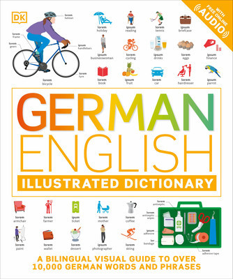 German English Illustrated Dictionary: A Bilingual Visual Guide to Over 10,000 German Words and Phrases foto
