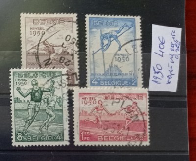 TS21 - Timbre serie Belgia 1950 Lipsa valoarea mica(ieftina) foto