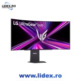 Monitor Gaming LG UltraGear 45GX900A-B, 44.5", WQHD (3440x1440), OLED, 240Hz, 0.03ms GtG, curbura 800R, HDR True Black 400, Compatibil G-SYNC, VRR, Fr