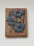 Placheta din ceramica de Studio JIE Sweden designer Aimo Nietosvuori, albastrele