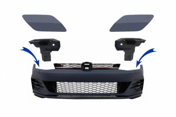 Capace Spalatoare Faruri VW Golf 7.5 (2017-2020) Bara Fata GTI Design Performance AutoTuning