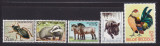 BELGIA 1969/1974/1976 FAUNA LOT MNH