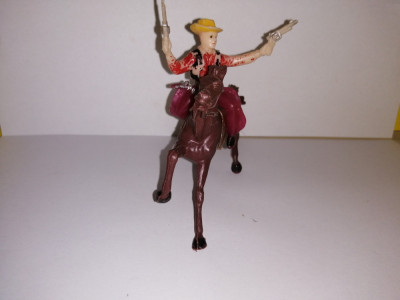 bnk jc Figurine de plastic - cowboy calare - 7 cm - Hong Kong foto