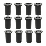 VidaXL Corpuri de iluminat pentru sol, exterior, rotunde, 12 buc.