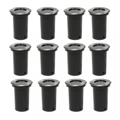 Gossi corpuri de iluminat pentru sol, exterior, rotunde, 12 buc.