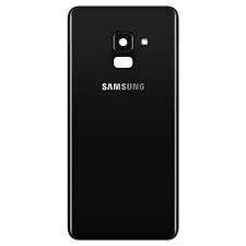 Capac Original Samsung Galaxy A8 2018 A530 Black cu Geam Camera (SH) foto