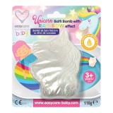 Bomba de baie cu efect de curcubeu, Unicorn,110 g, Easycare Baby