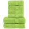 vidaXL Set de prosoape premium SOLUND, 6 piese, verde măr, 600 g/m&sup2; 137568